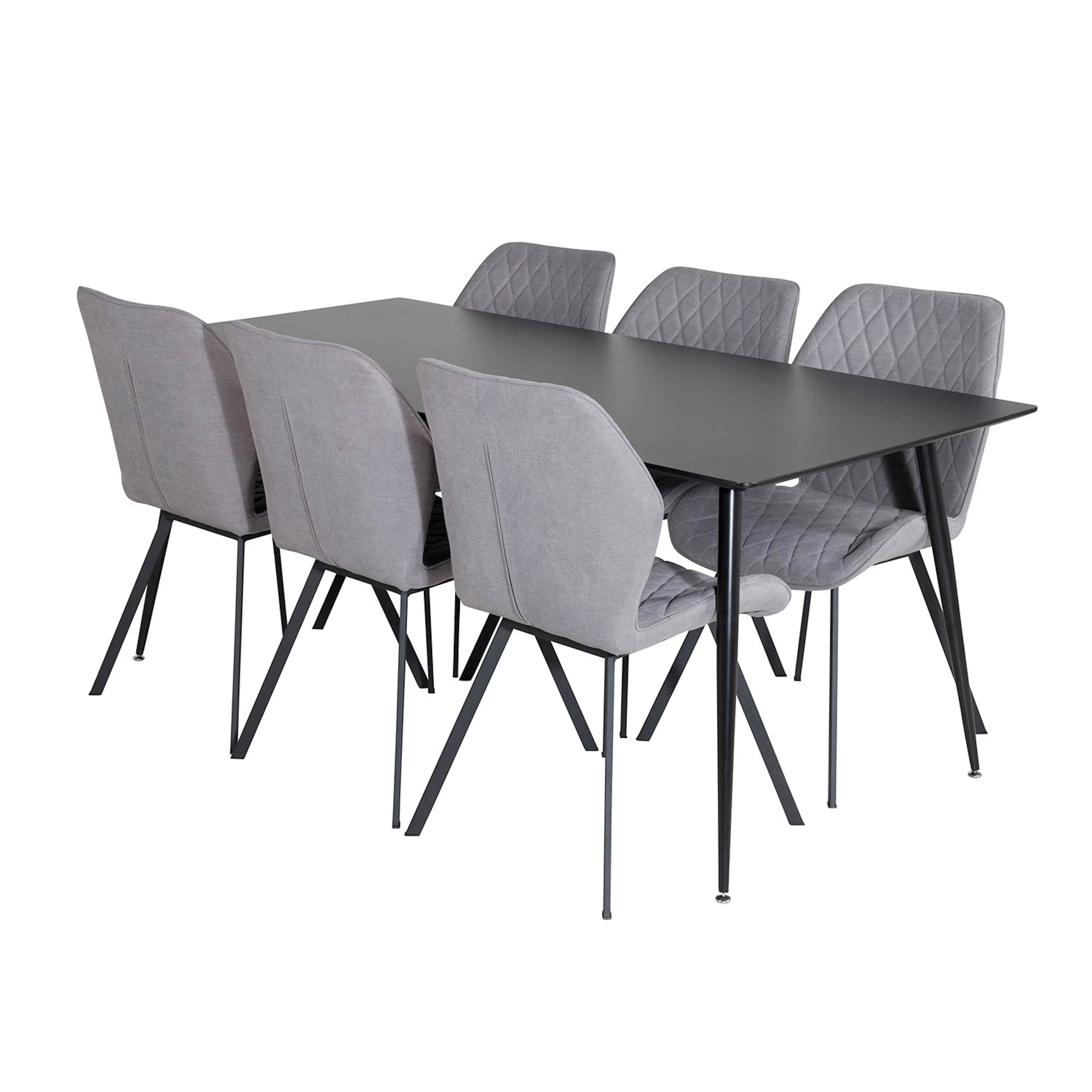 Matgrupp Venture Home Silvia med 6 Geneva Stolar