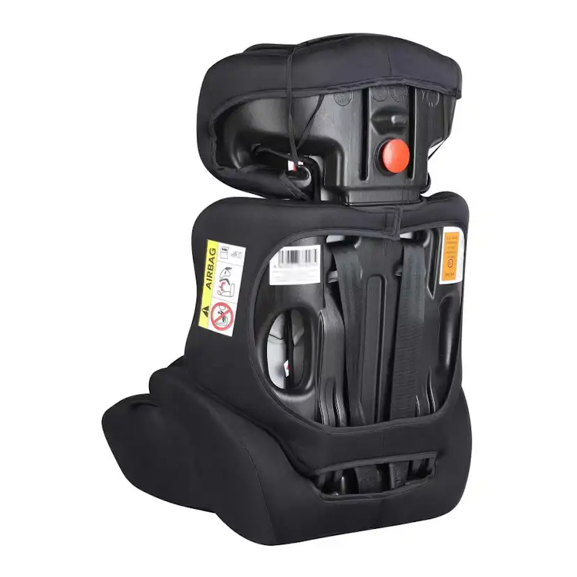 Bilbarnstol Kikid Basic 9-36 kg Black Edition