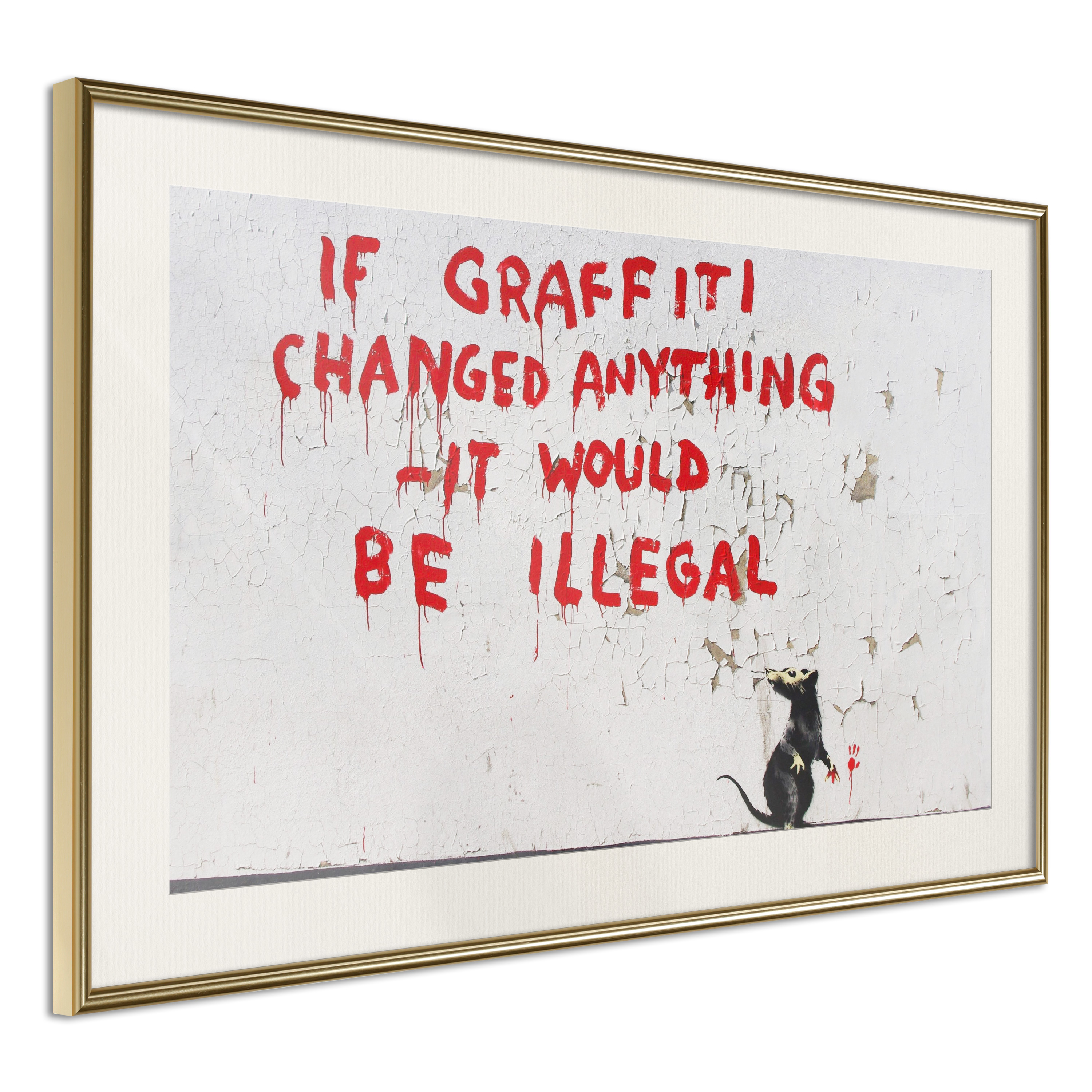 Poster Artgeist Affisch Quotes Graffiti