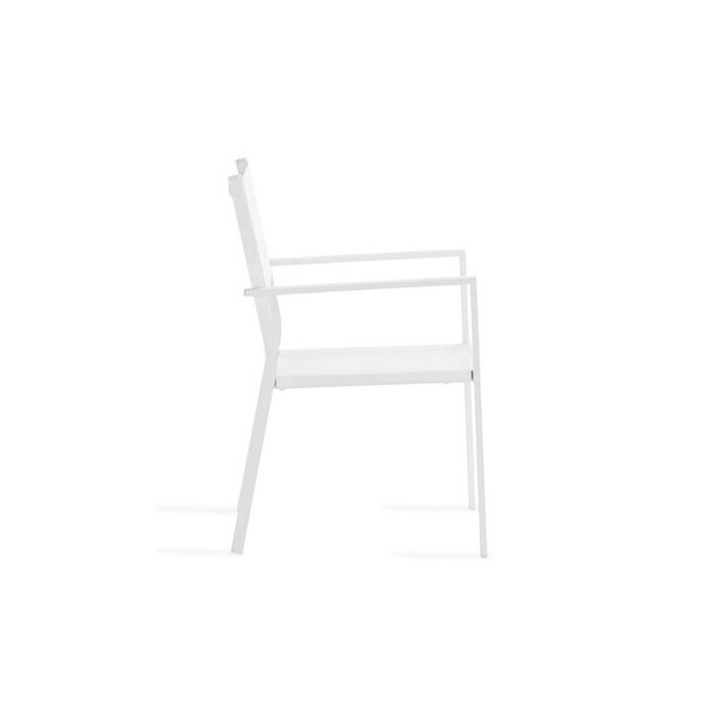 Stapelstol Comfort Garden Tunis Vit