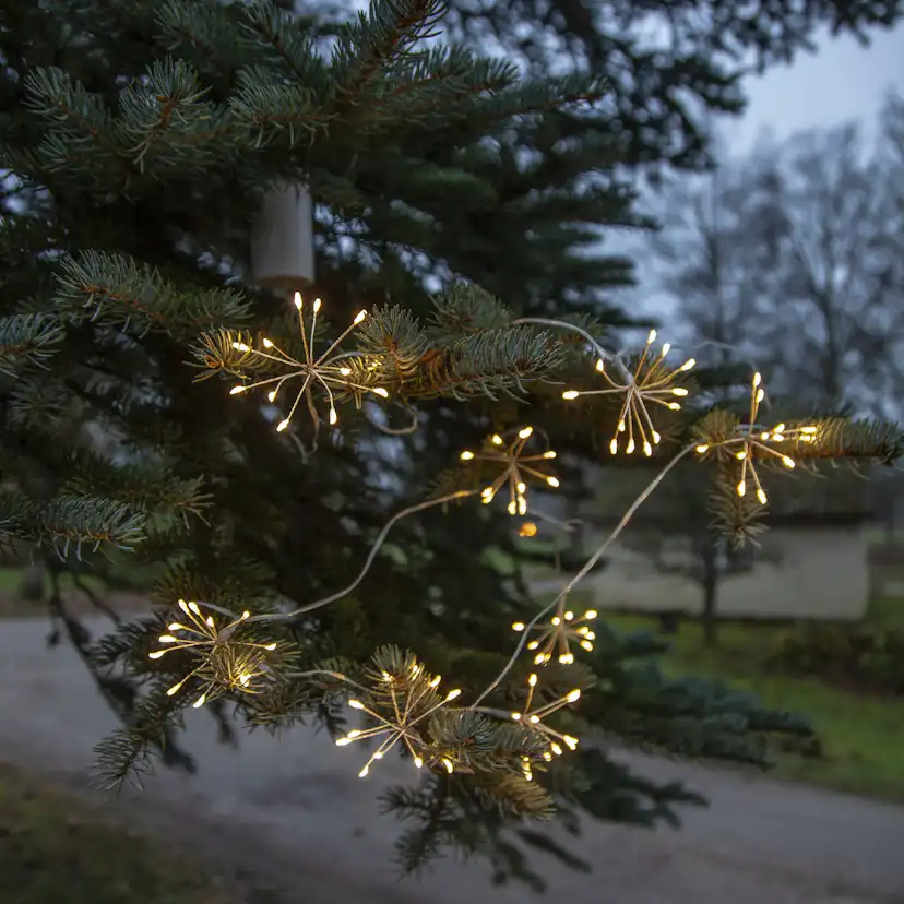 Ljusslinga Star Trading Dew Drop Flower 96L