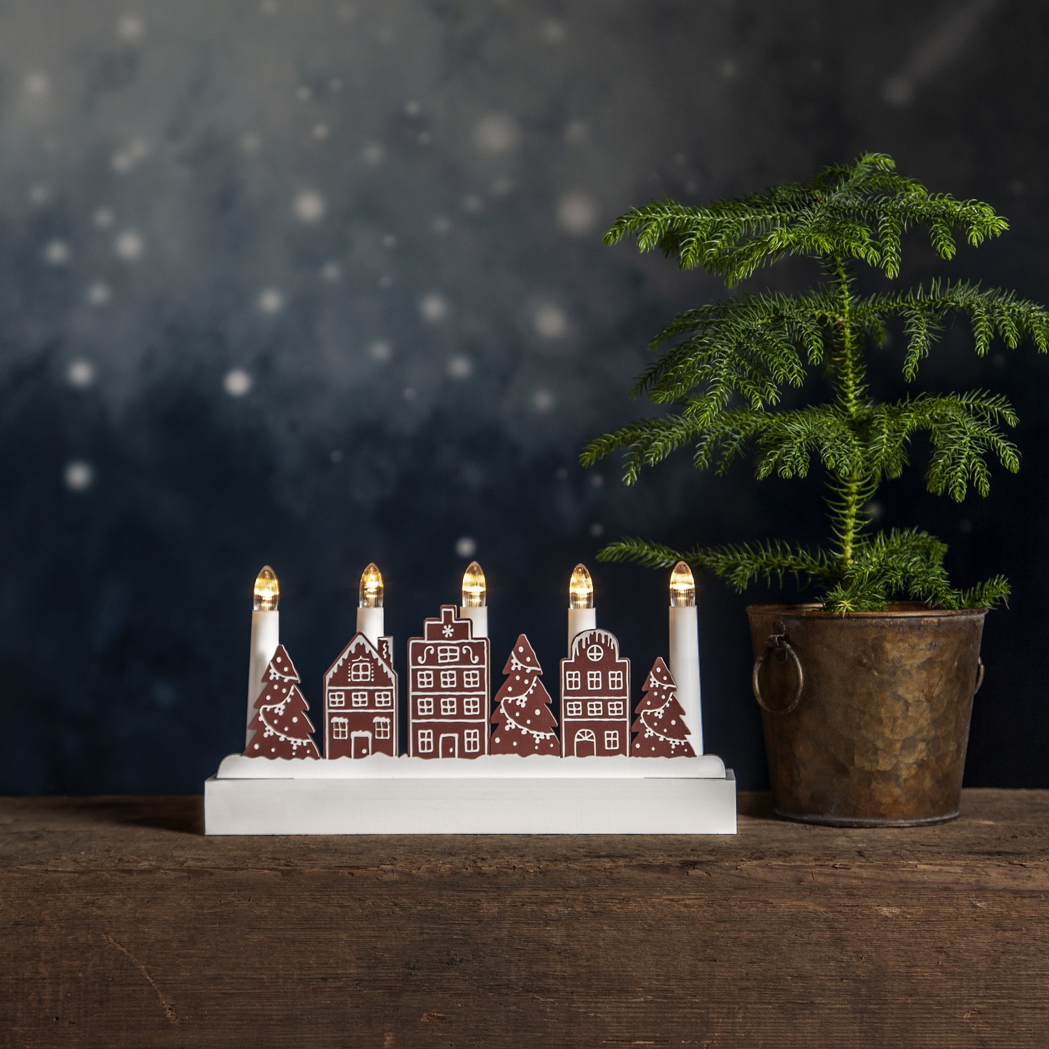 Adventsljusstake Star Trading Yuletid BO 5L