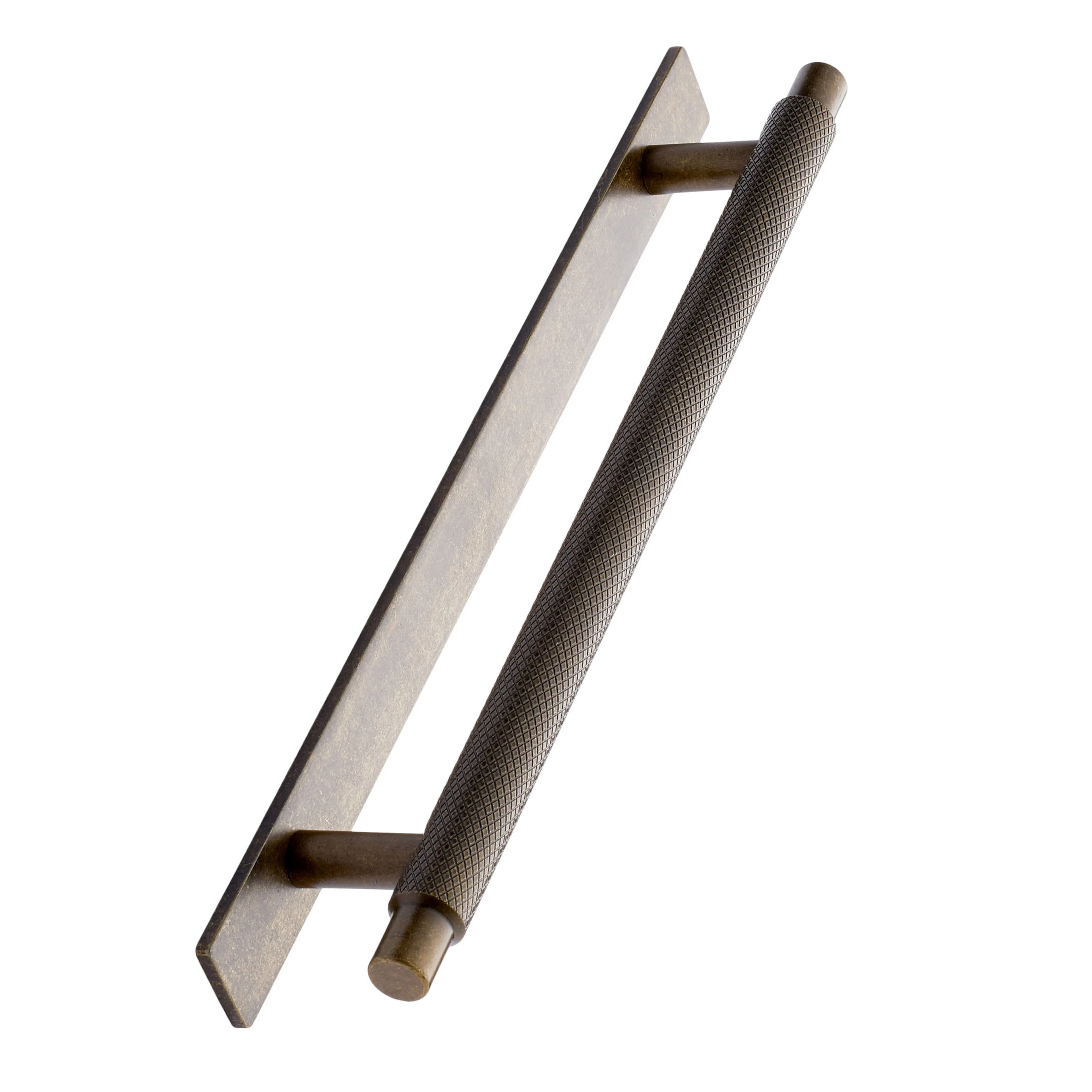 Handtag Manor /bricka 192 antik mässing Brons, Längd: 254 mm