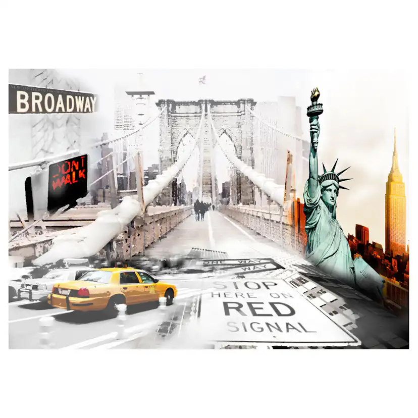 New York streets 400x280 Storlek: 400x280 cm