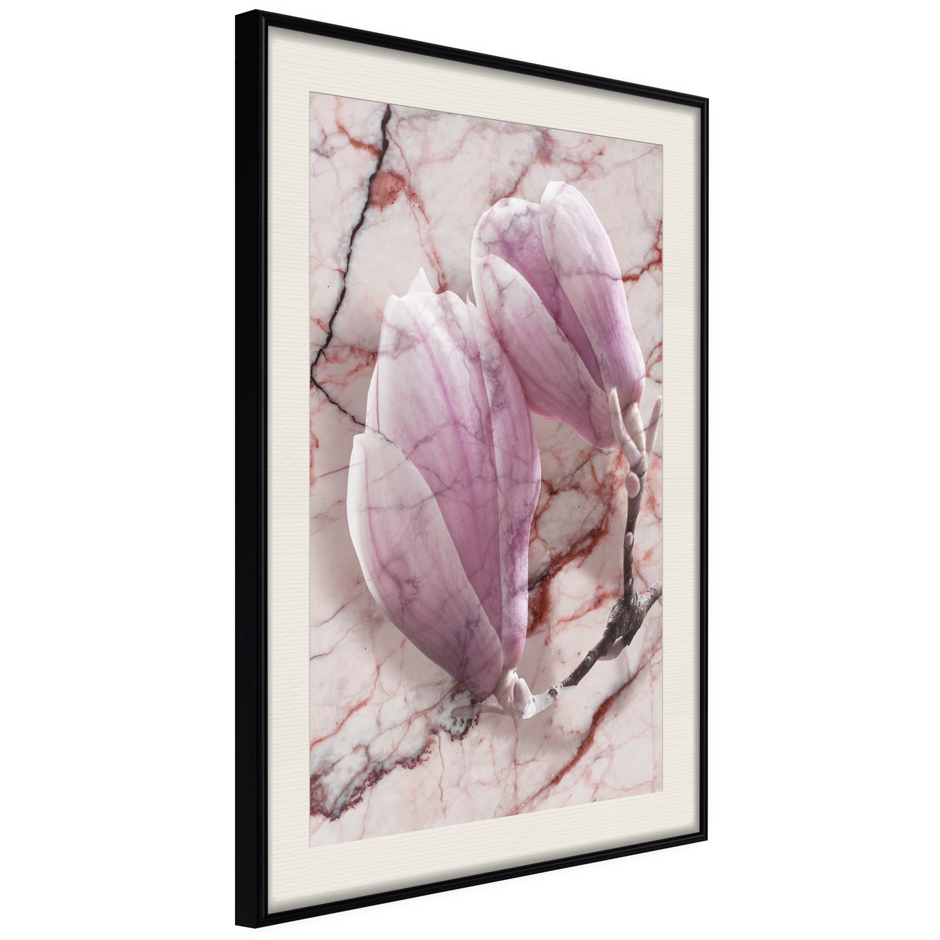 Poster Artgeist Affisch Marble Magnolia
