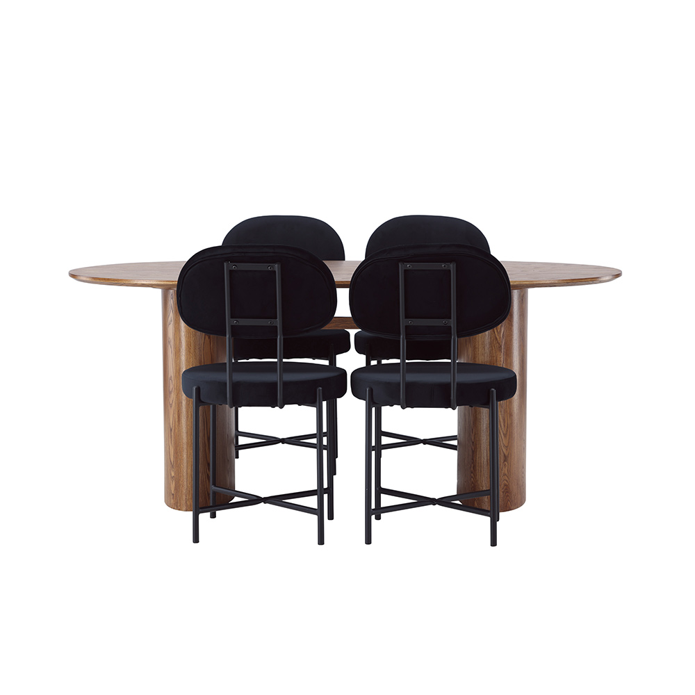 Matgrupp Venture Home Isolde med 4 Stella Stolar