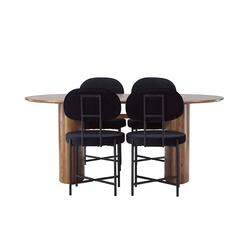 Matgrupp Venture Home Isolde med 4 Stella Stolar