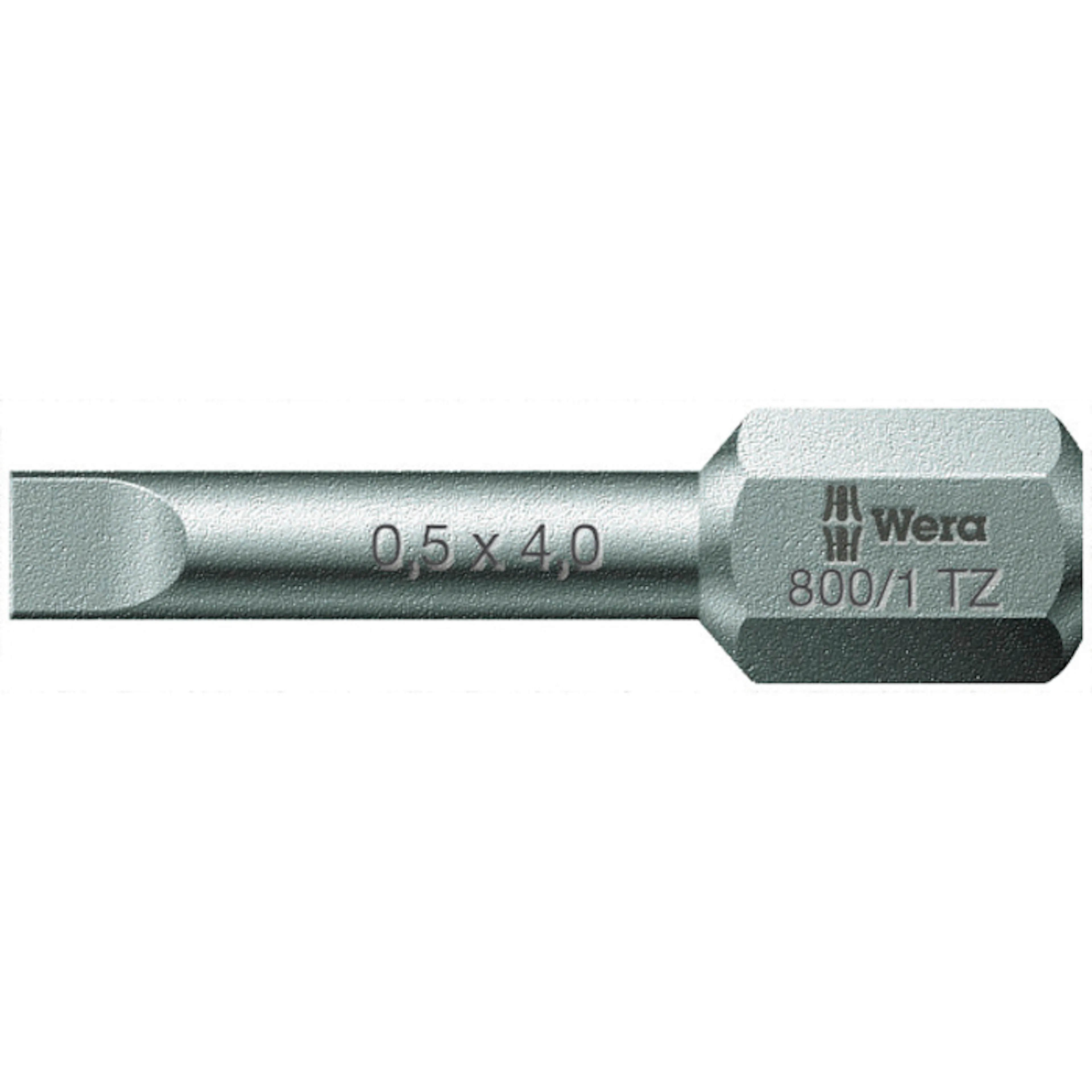 Bits Wera 800/1 Tz0,5X4 Längd 25Mm