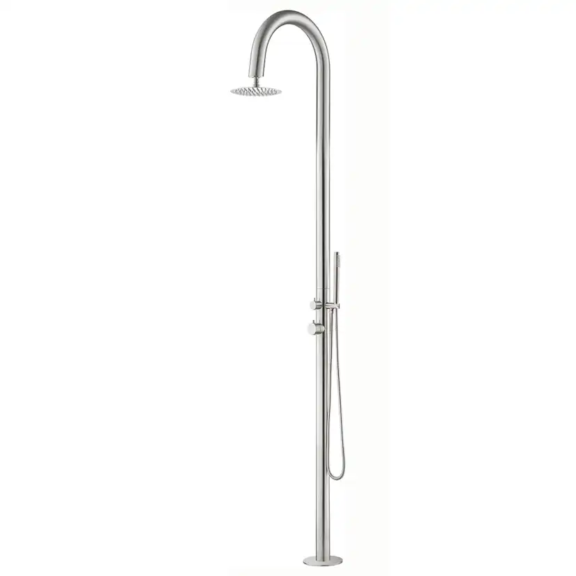 Utedusch Demerx Pure Classic Trädgårdsdusch med Takdusch & Duschhantag