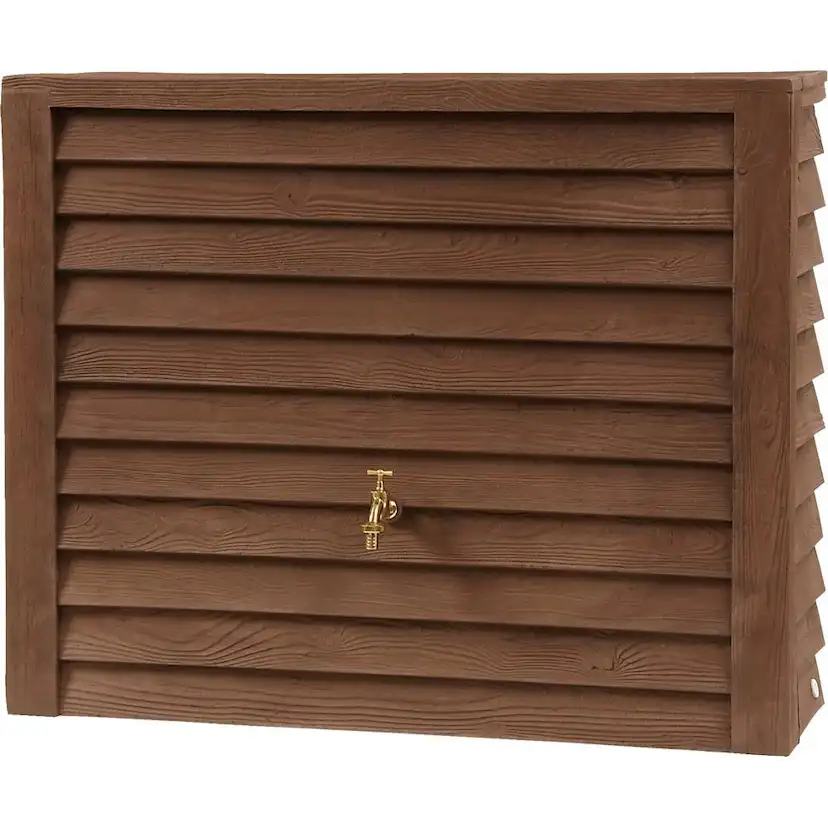 Regnvattentunna Garantia Woody 350 L Mörkbrun