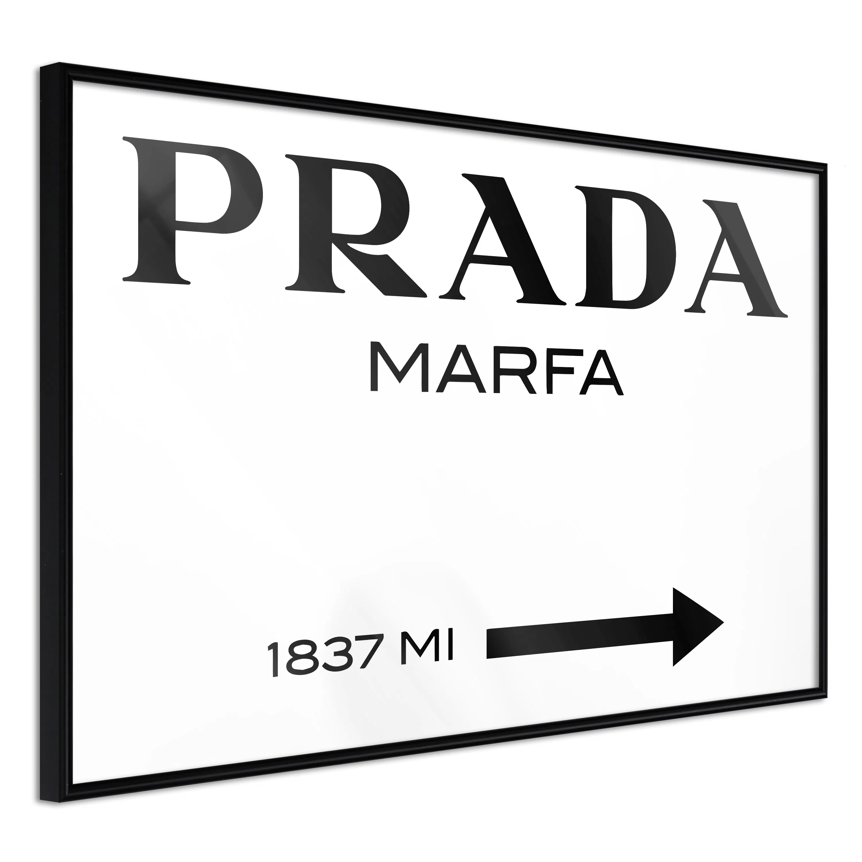 Poster Artgeist Affisch Prada Marfa