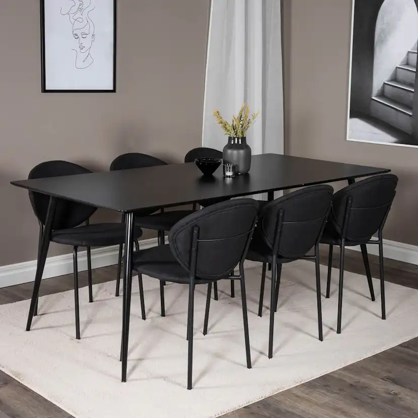 Matgrupp Venture Home Silvia med 6 Valor Stolar