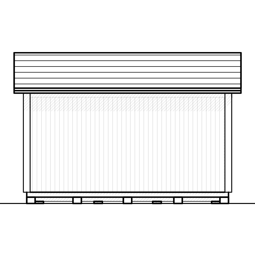 Attefallshus Vibostugan Njuta Funkis 20-2 19,6 m² Trähus