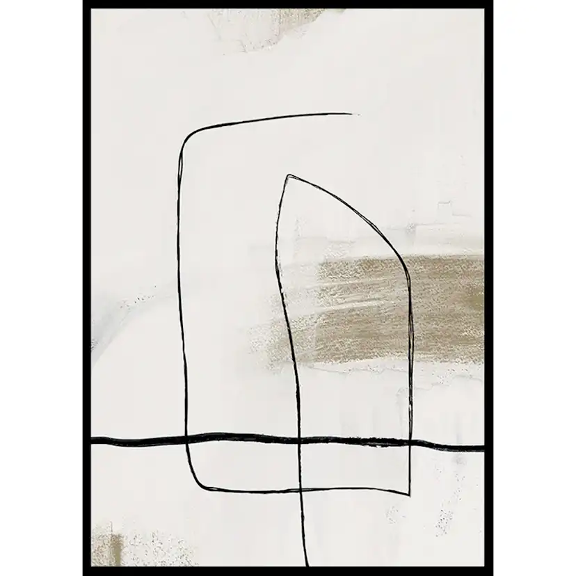 Poster Gallerix Boho Abstract Lines No1