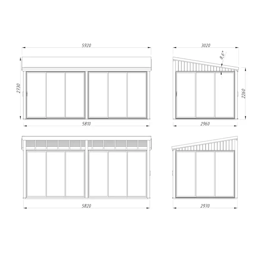Uterum Palmako Lumi 17,3 m² (inv. 16,2 m²) Slide