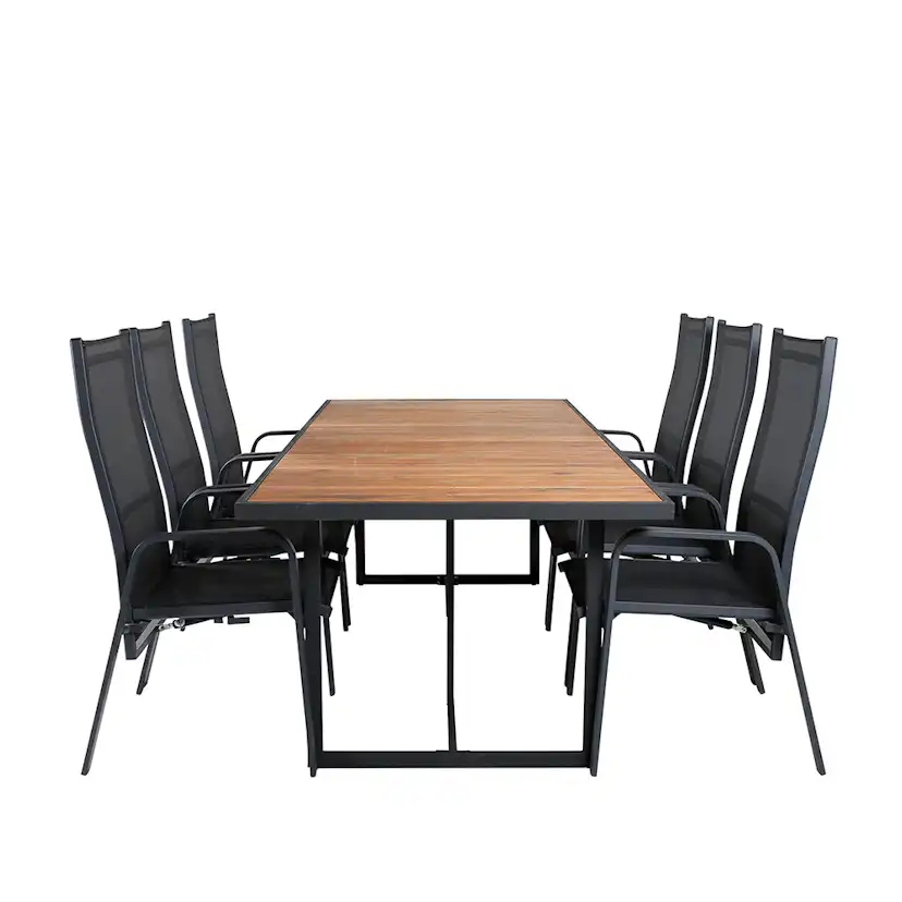 Matgrupp Venture Home King med 6 Curz Matstolar