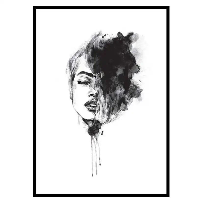 Poster Gallerix Watercolor Face No2