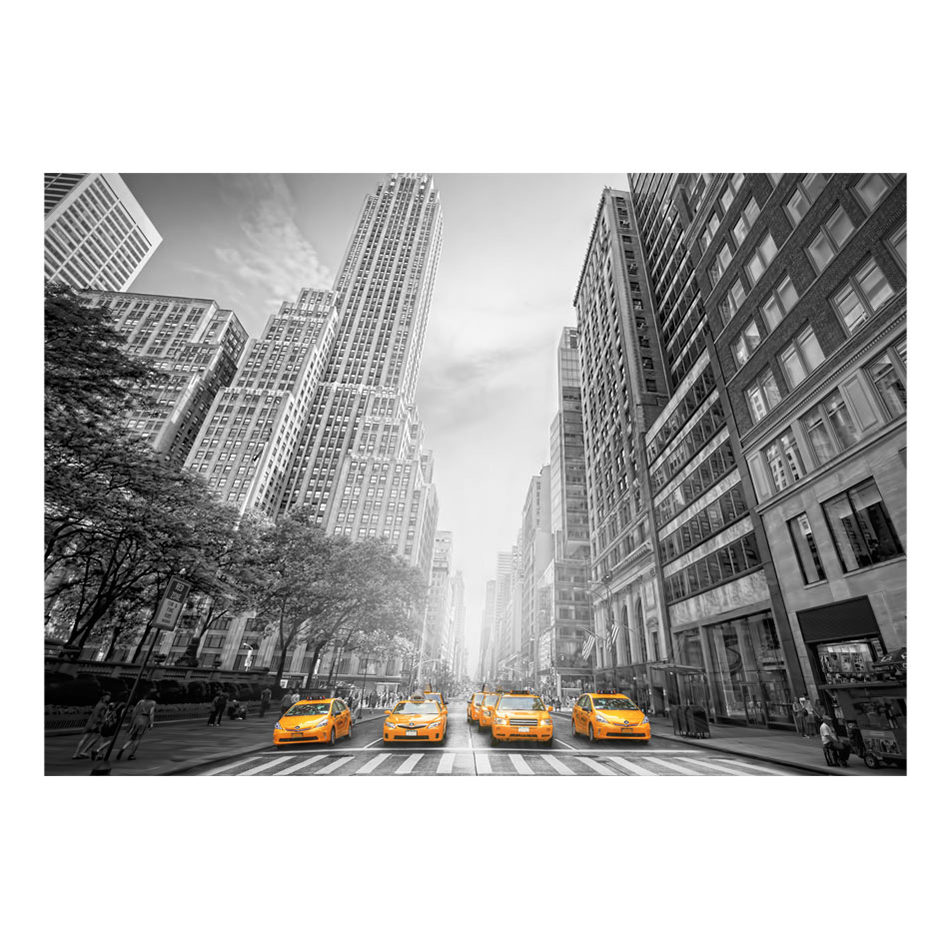 New York - yellow taxis 400x280 Storlek: 400x280 cm