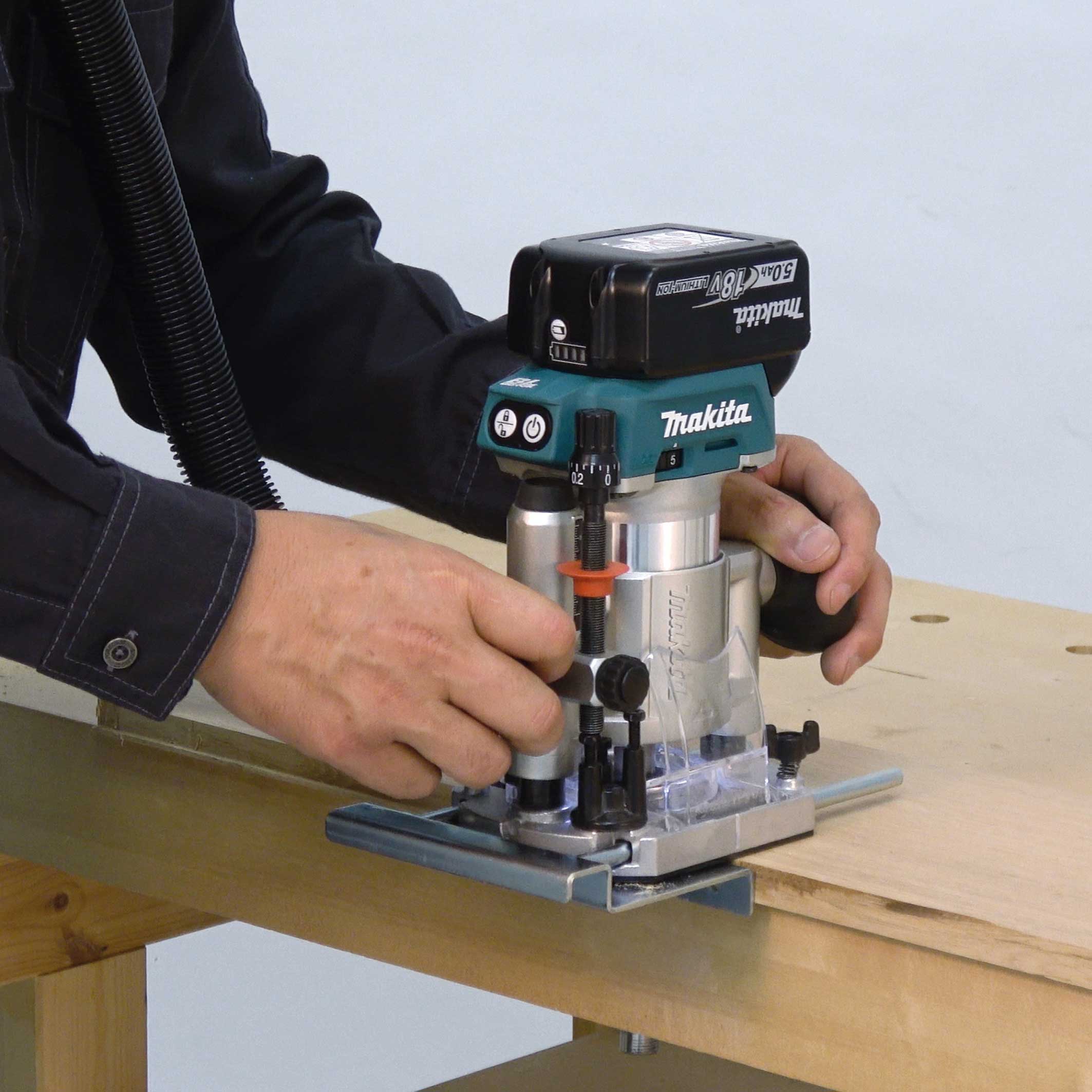 Handöverfräs Makita LXT DRT50ZJX5 utan Batteri