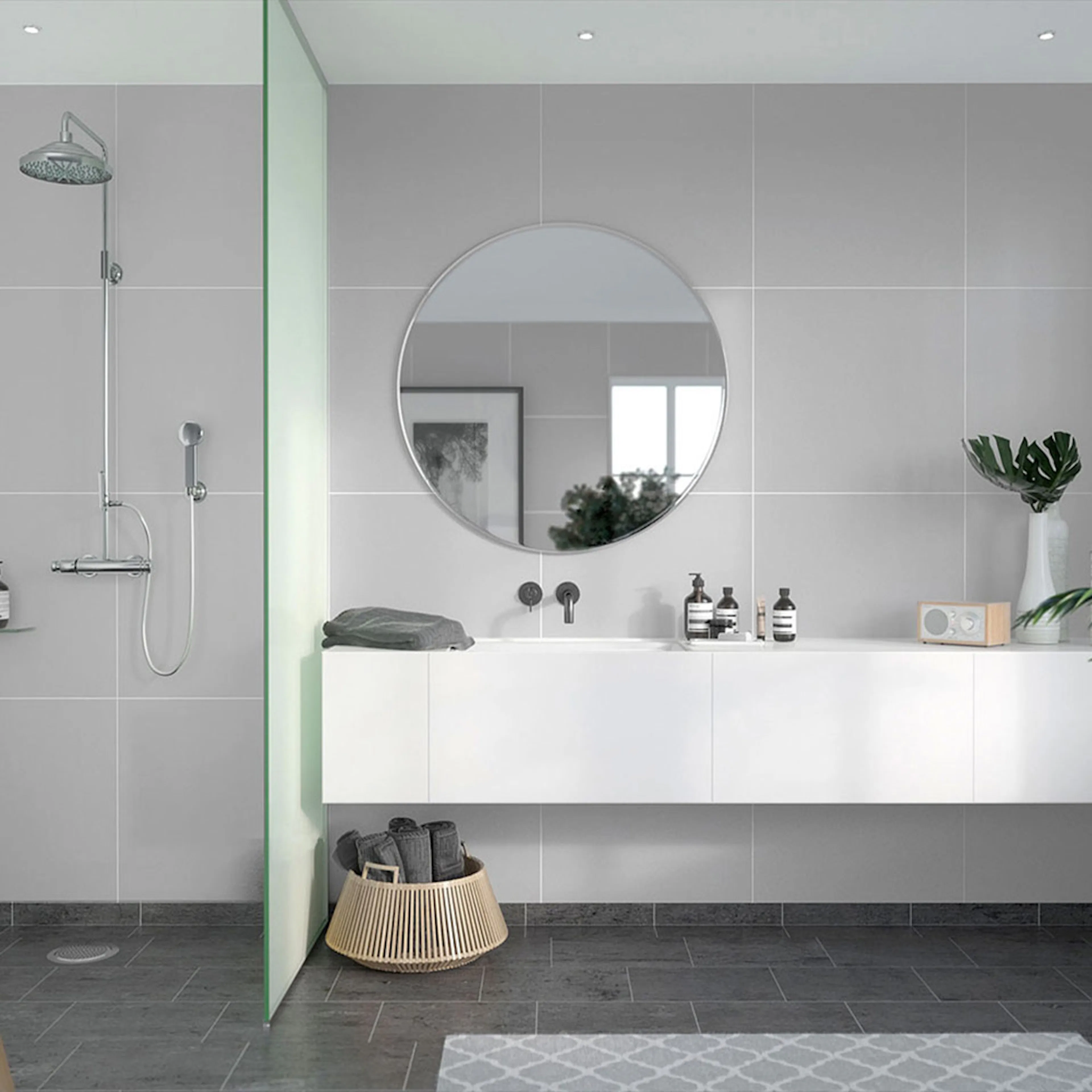 Våtrumsskiva Fibo 11x620x2400 Light Grey 2090-M6060EM