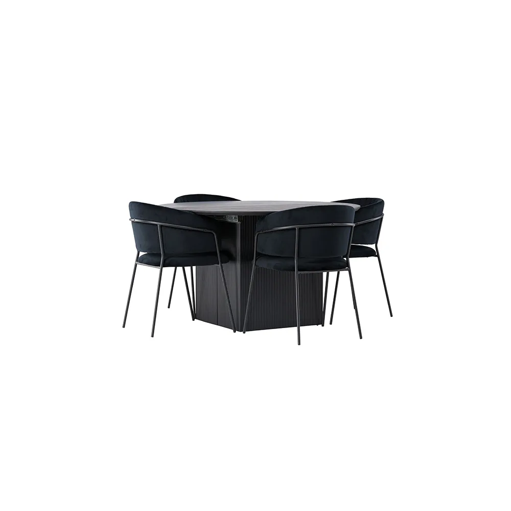 Matgrupp Venture Home Matilda med 4 Selma Stolar