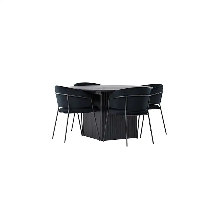 Matgrupp Venture Home Matilda med 4 Selma Stolar