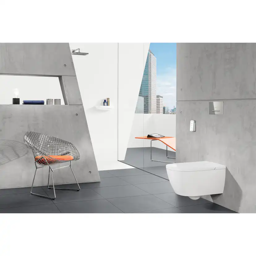 Spolknapp Villeroy & Boch ViConnect installationssystemen 92 Antracit Matt