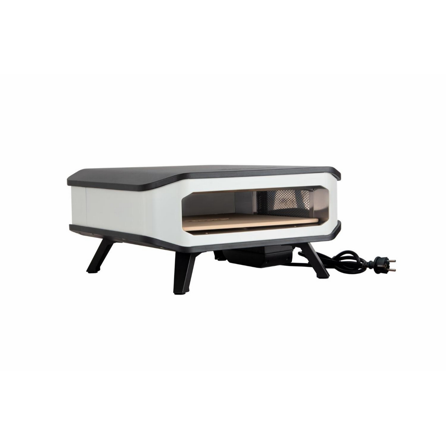 Pizzaugn Cozze El 17 tum med Pizzasten och Frontlucka