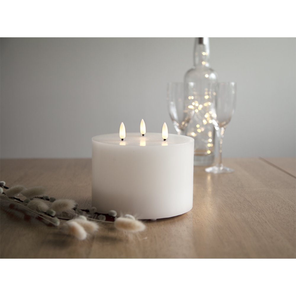 LED-Blockljus Star Trading Flamme