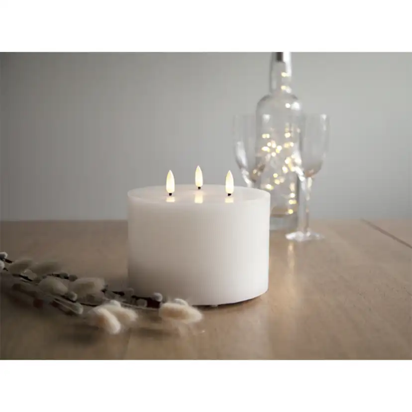 LED-Blockljus Star Trading Flamme
