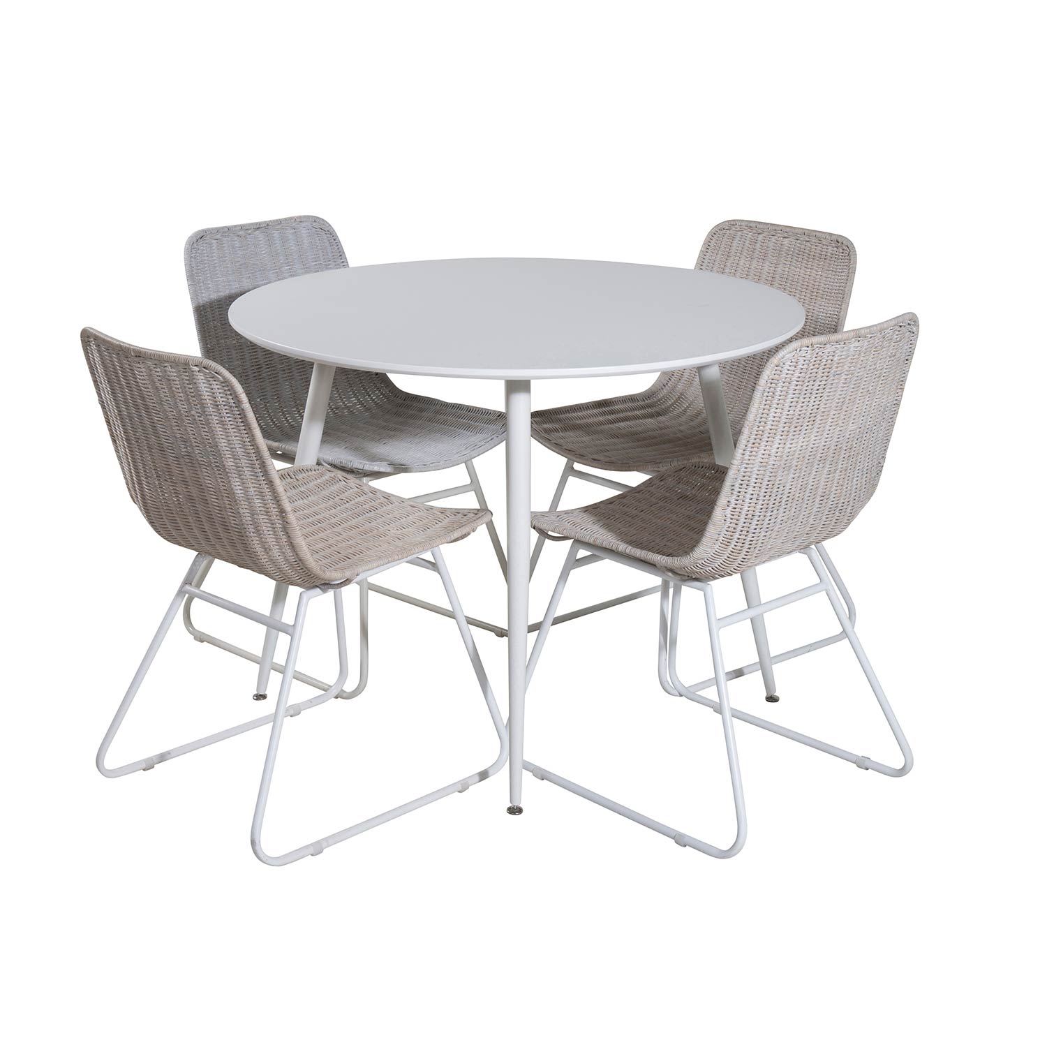 Matgrupp Venture Home Plake med 4 Cornelia Stolar Runt