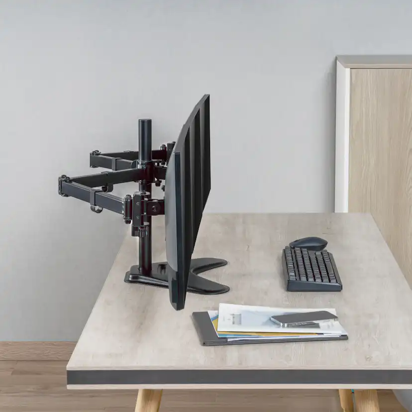 Monitorställ/Fot LogiLink Trippel 17-27 tum 2x658 mm