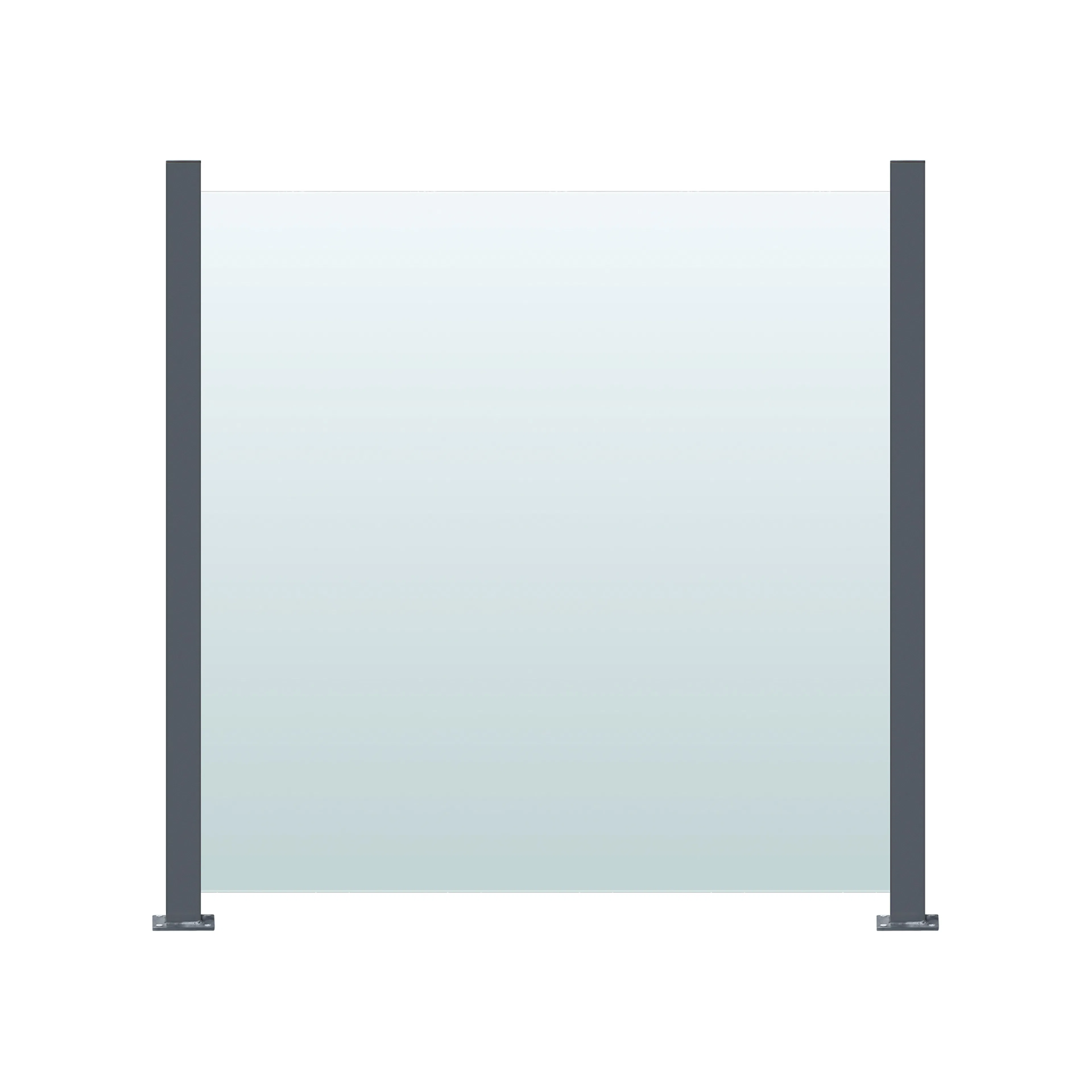 Glasräcke Hortus Klarglas Inkl Moduler & Stolpar 100 x 100 cm