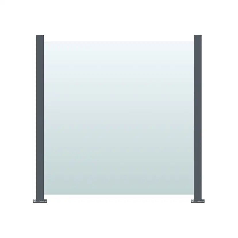 Glasräcke Hortus Klarglas Inkl Moduler & Stolpar 100 x 100 cm