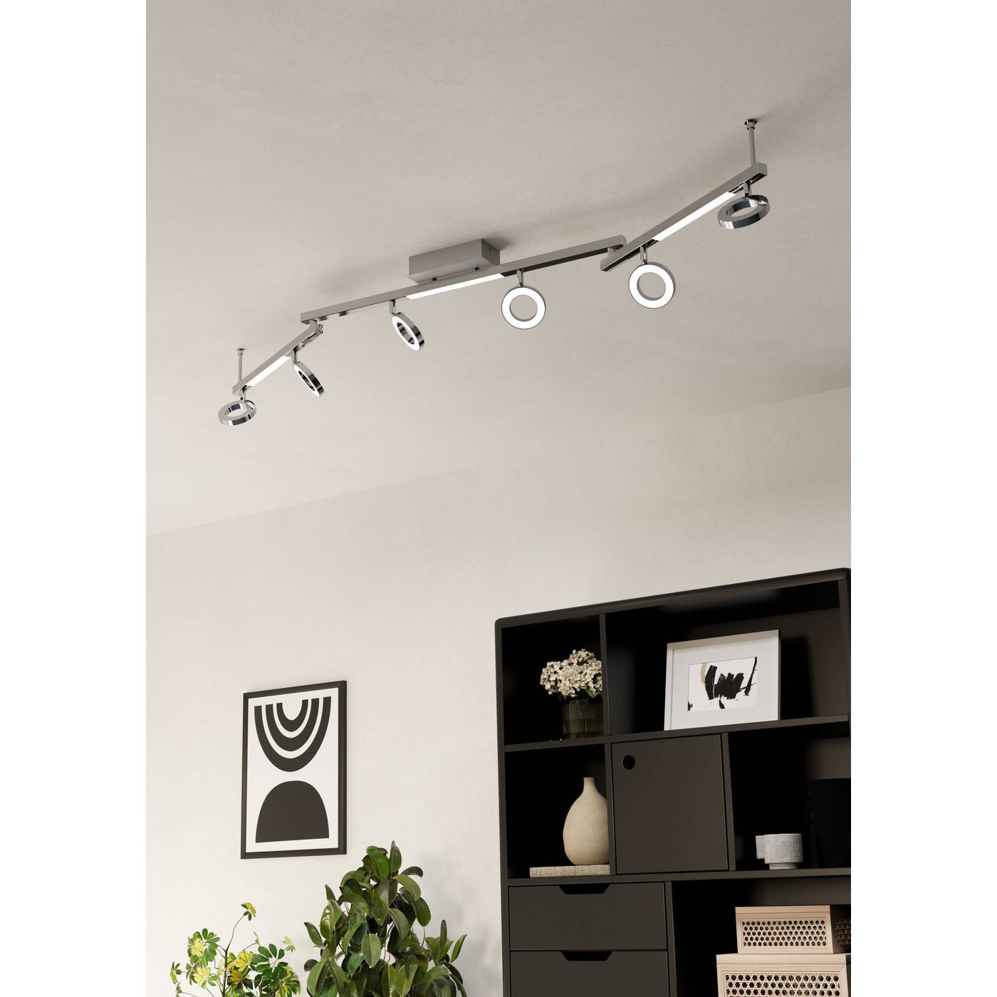 Spotlight Eglo Cardillio 1 med 6 Lampor