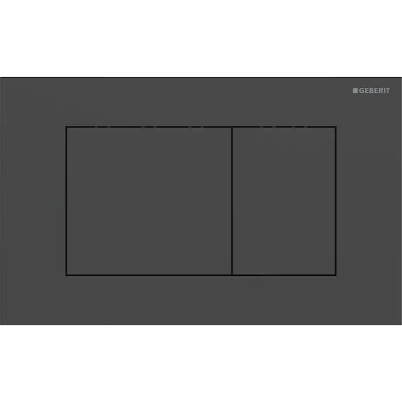Tryckplatta matt svart/matt svart D:0,6 mm Matt Svart