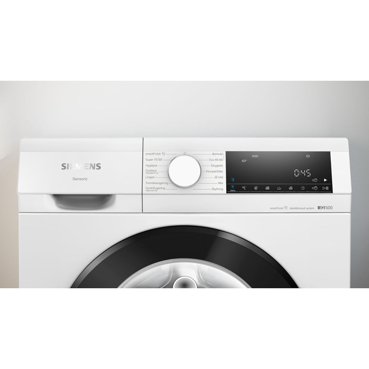 Frontmatad Tvättmaskin Siemens WG44G2ZPDN iQ500 med Kolborstfri Motor