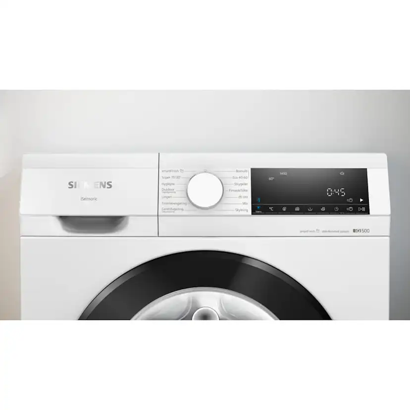 Frontmatad Tvättmaskin Siemens WG44G2ZPDN iQ500 med Kolborstfri Motor