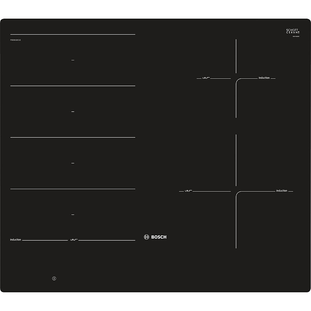 Induktionshäll Bosch Serie 8 PXE601DC1E med PerfectFry-Sensor