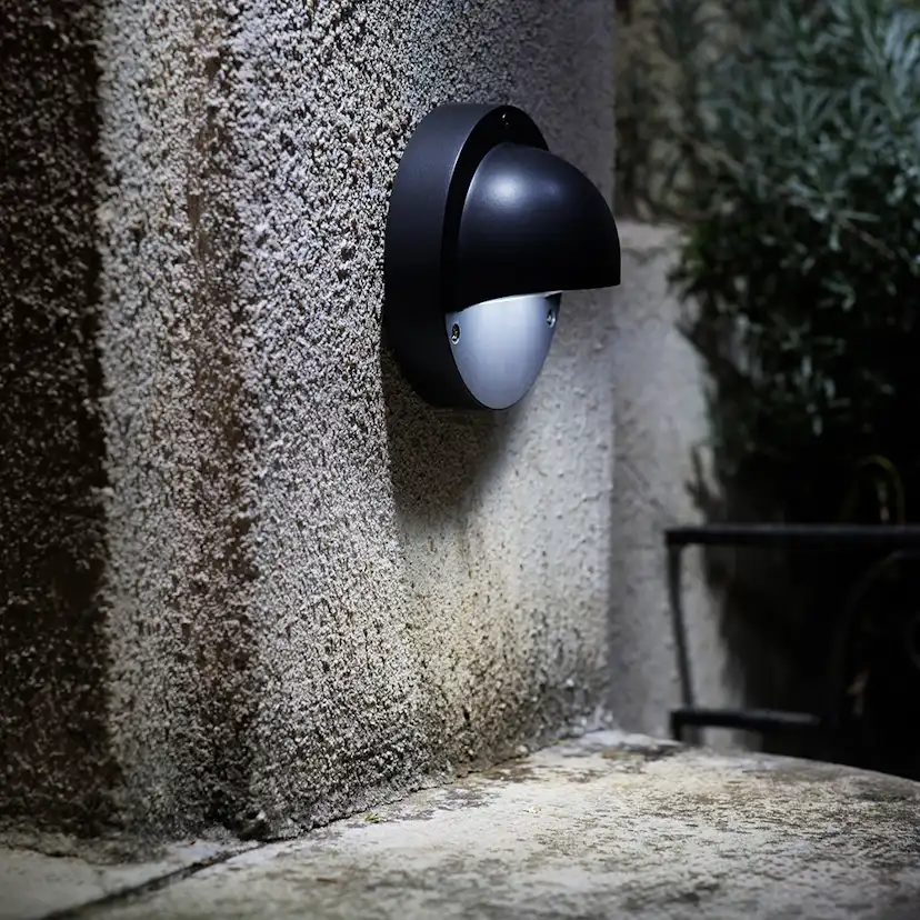 Vägglampa Gardenlights Deimos Vägg LED Varmvit Utbyggnad
