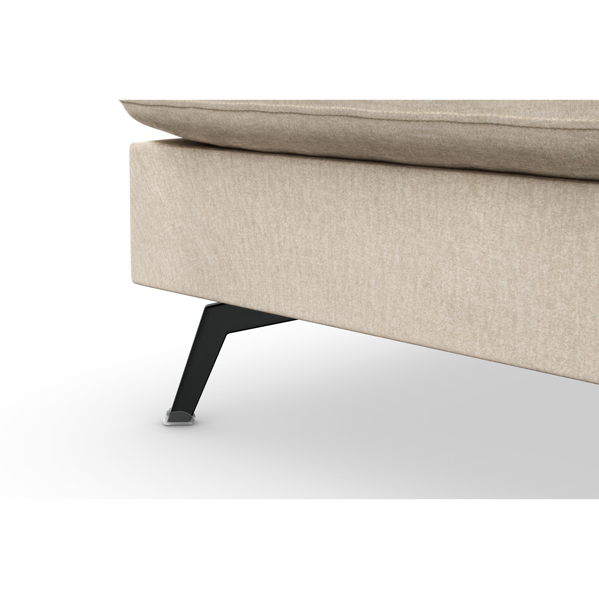 6-sitssoffa Scandinavian Choice Ocean Lyx U-formad med Schäslong 395 cm inkl Fotpall