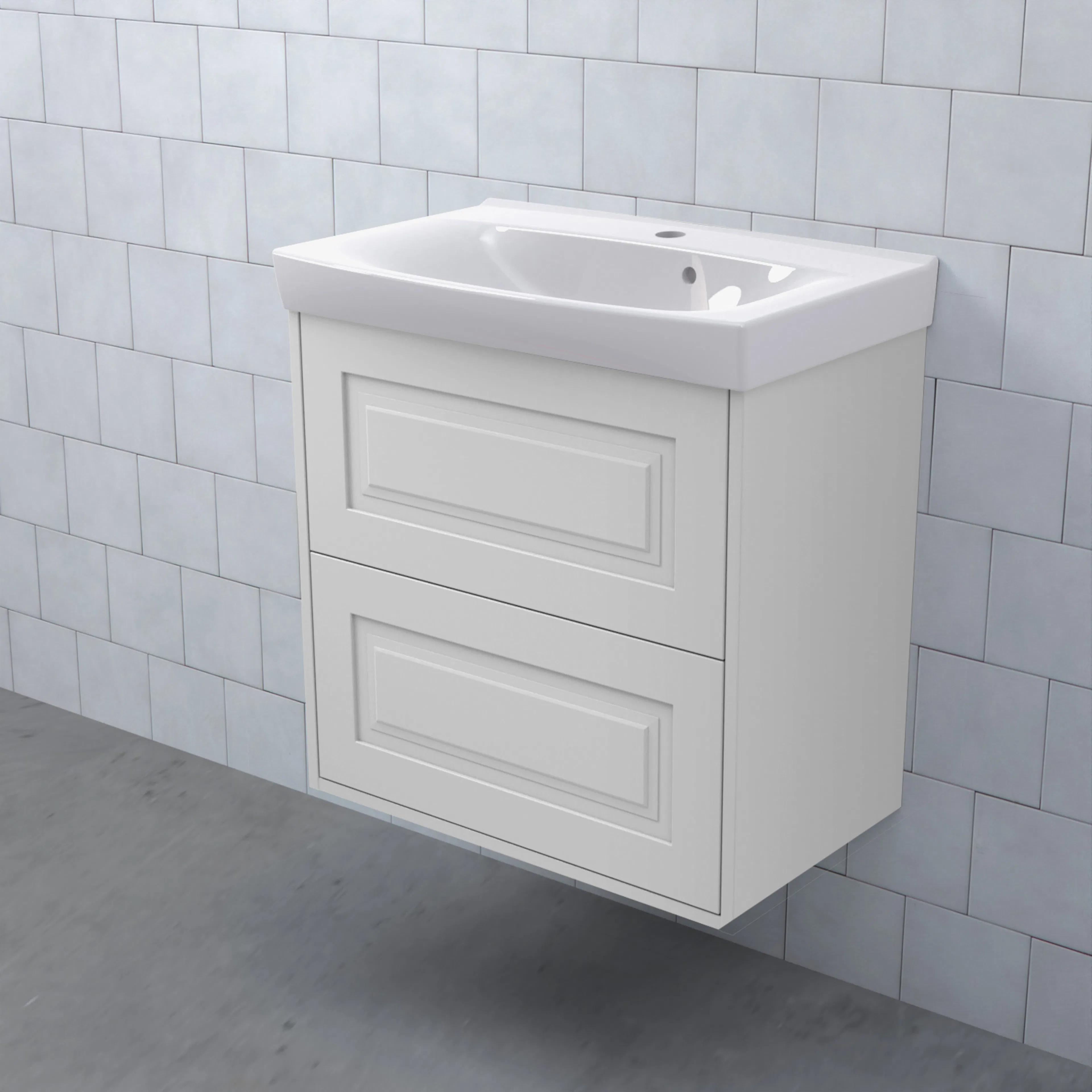 MEJDA Kommod Hög 60-35 Ram M1 Antikvit BxHXD: 598x572x365 mm, Ram M1 Antikvit