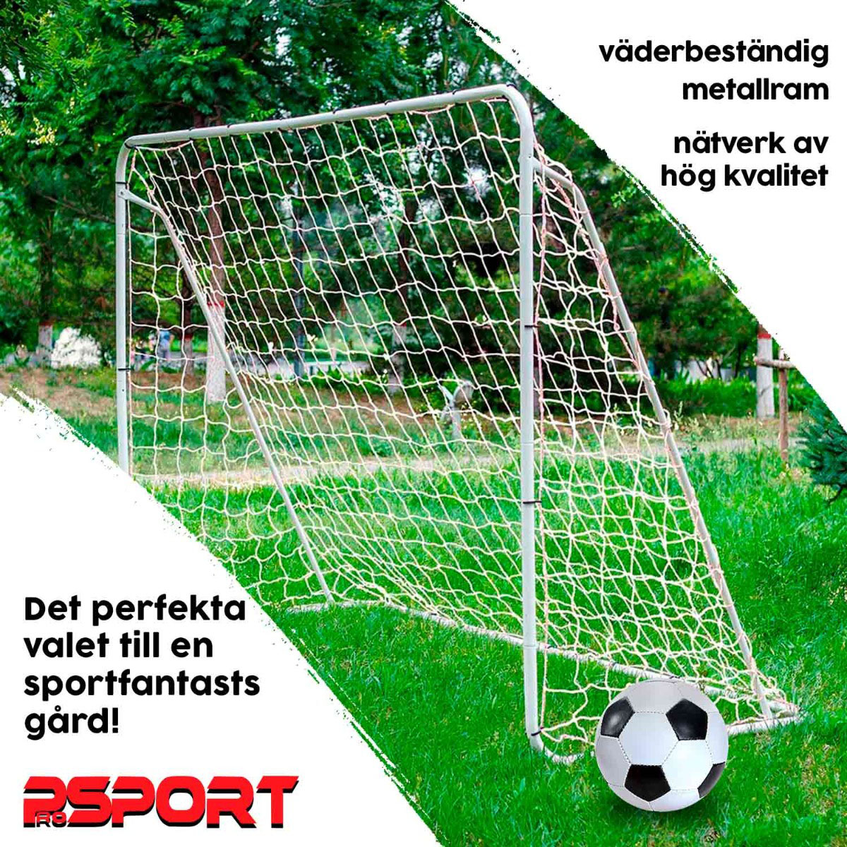 Fotbollsmål Prosport Official 2-pack 366 x 183 cm