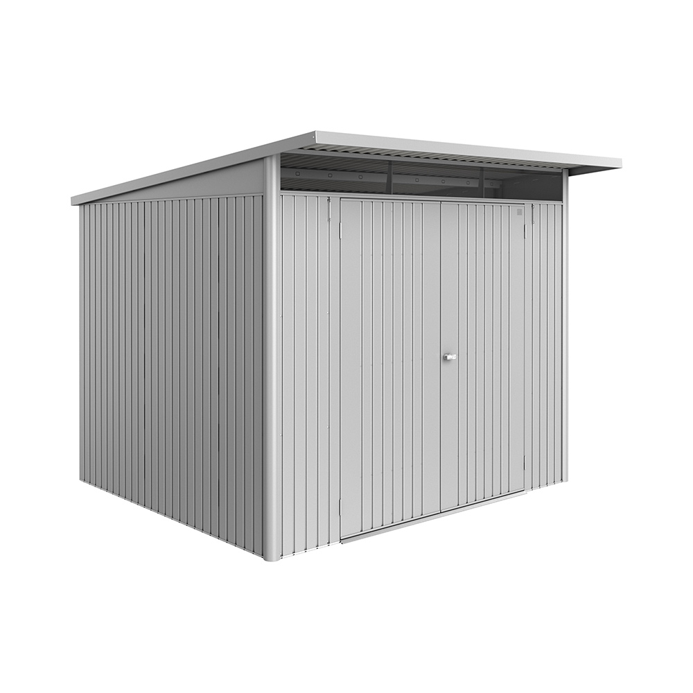 Redskapsbod Biohort Avantgarde Eco A6 Metallic Silver Dubbeldörr