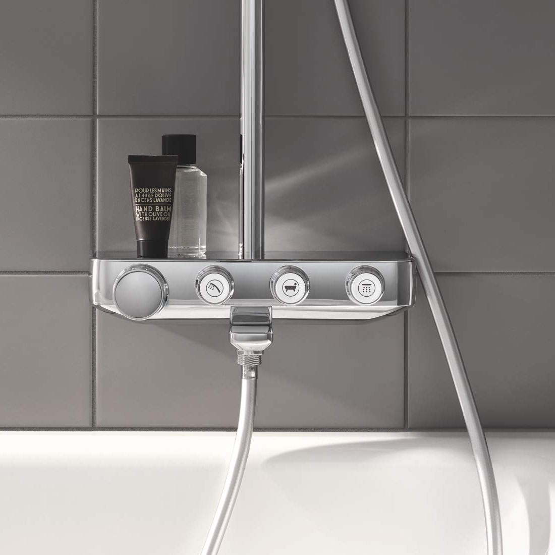 Takduschset Grohe Euphoria SmartControl System 260 Mono med Badkarsblandare
