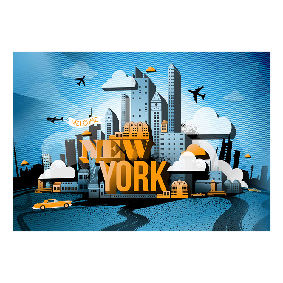 New York - welcome 300x210 Storlek: 300x210 cm