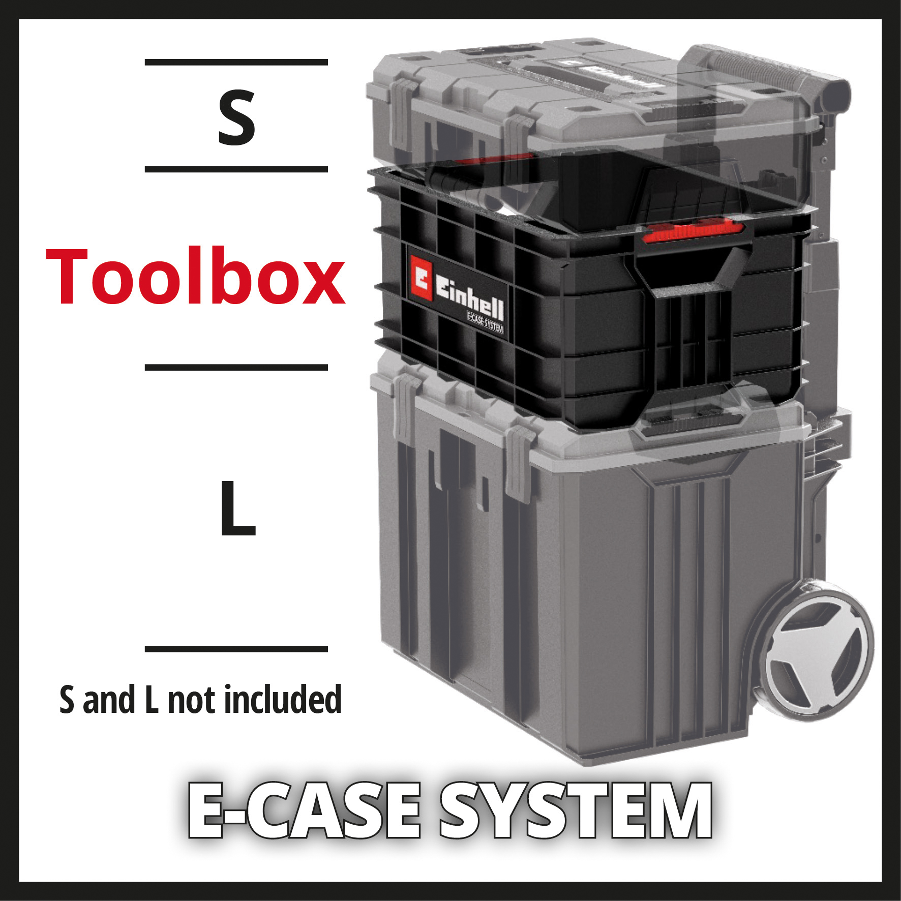 Systemväska Einhell E-Case Verktygslåda