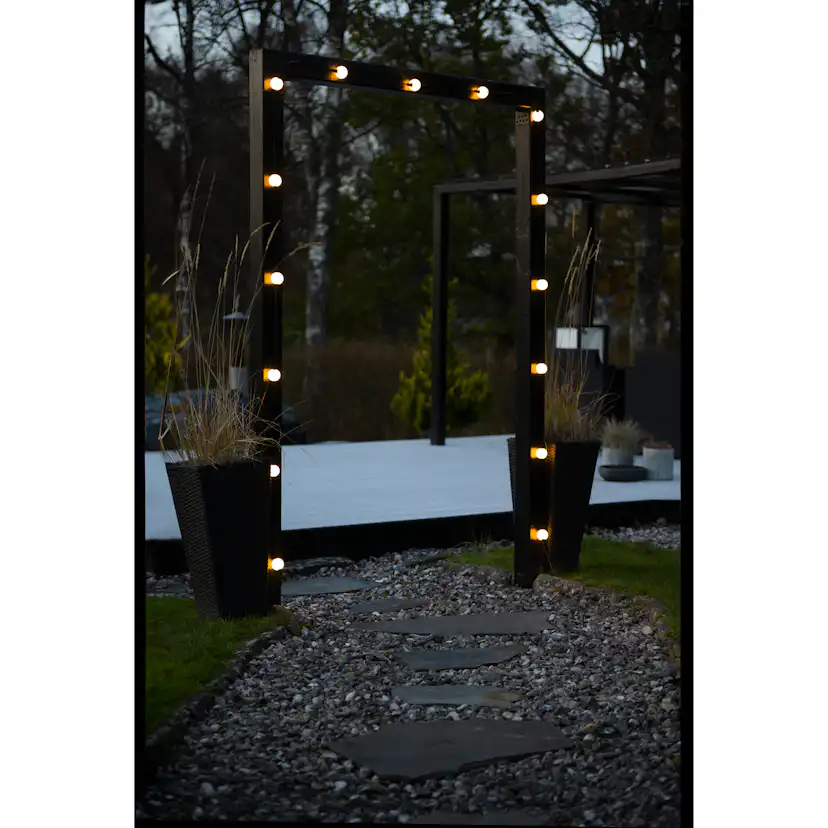Ljusslinga Gnosjö Konstsmide 30st LED-opallampor Varmvit 2700K Utomhus