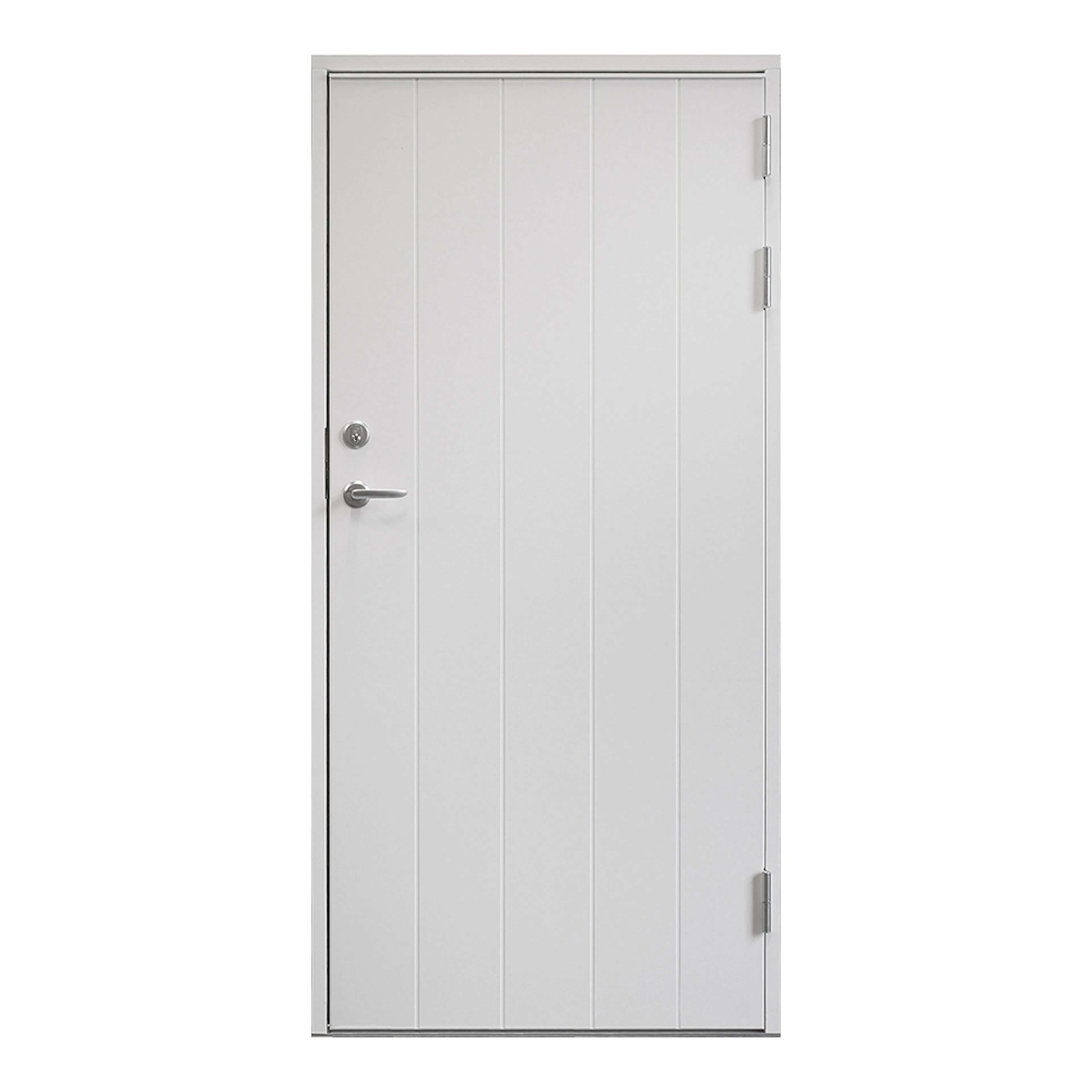 Ytterdörr Landskap Vitmålad