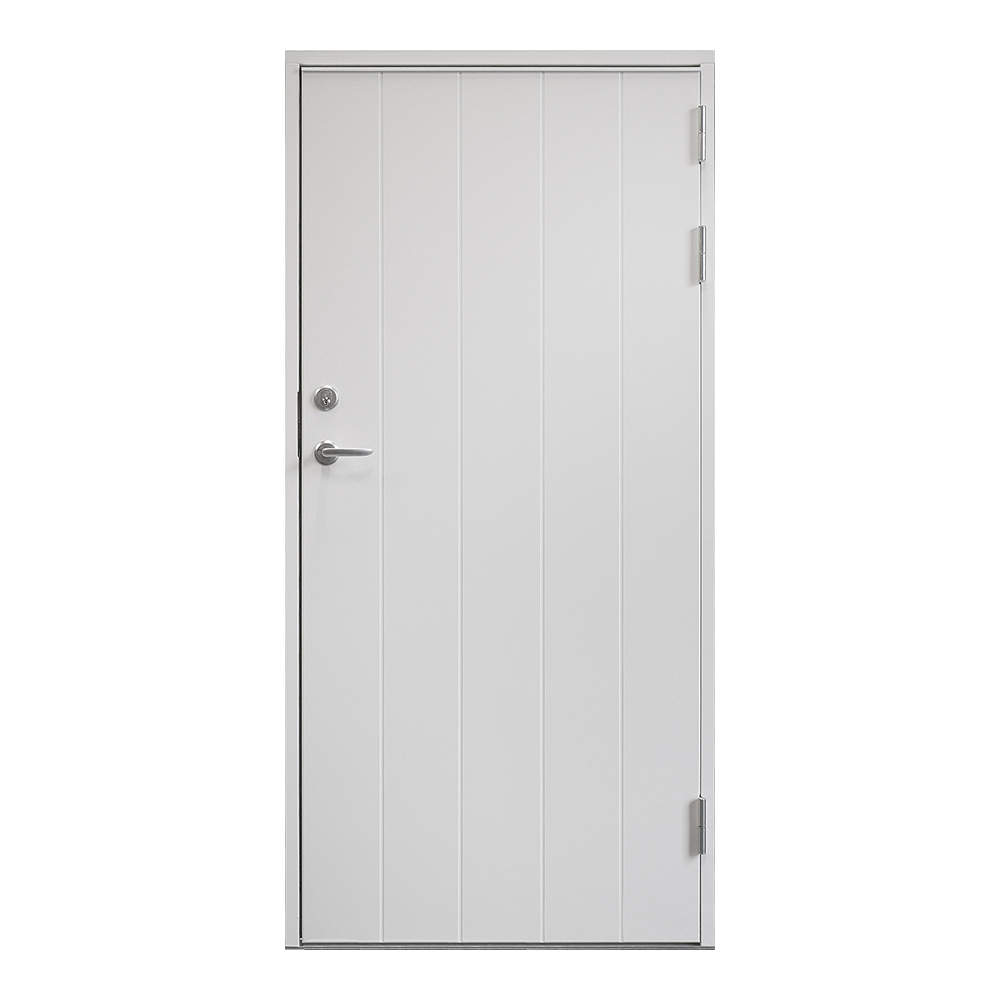 Ytterdörr Landskap Vitmålad